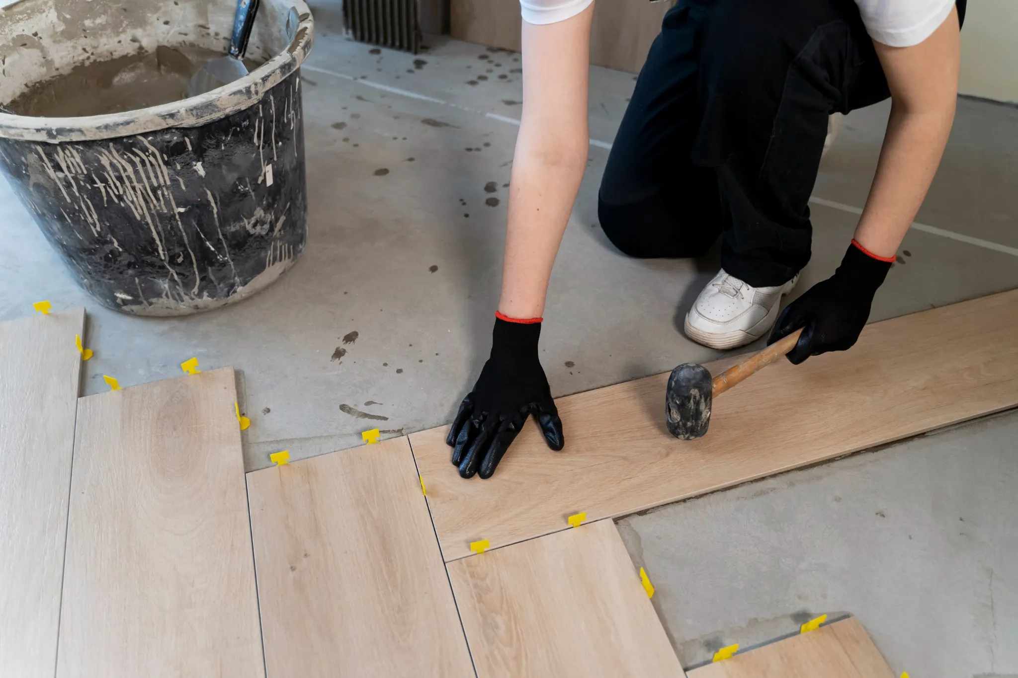 Pose de parquet professionnel